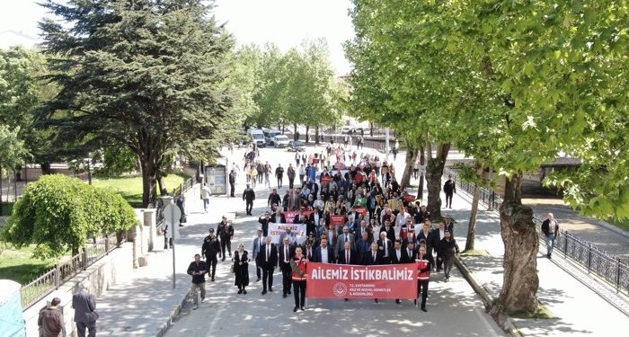 “Aile” için farkındalık yürüyüşü