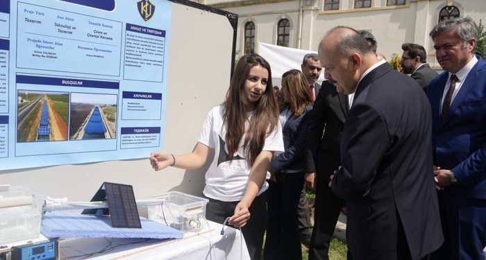 Lise öğrencilerinin destek alan projeleri görücüye çıktı