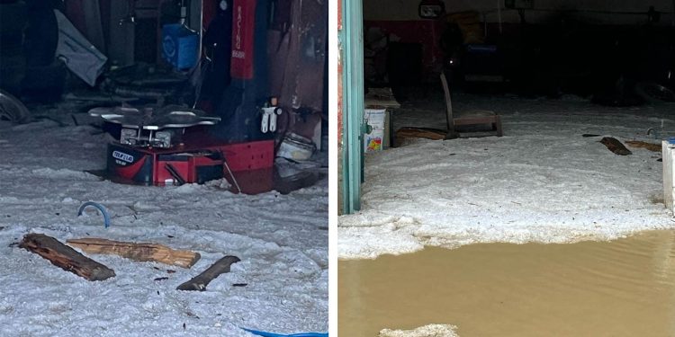 Devrekani’de ev ve iş yerlerini su bastı