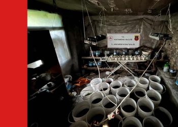 Evlerini uyuşturucu imalathanesine çevirmişler