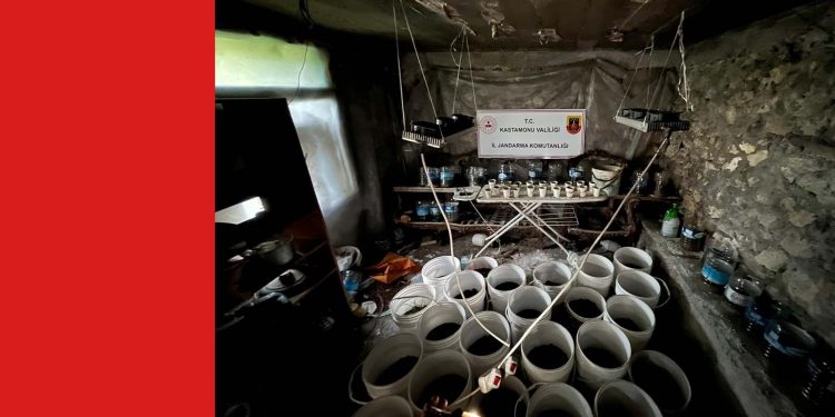 Evlerini uyuşturucu imalathanesine çevirmişler