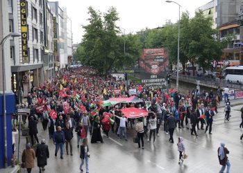 İsrail’i protesto yürüyüşü