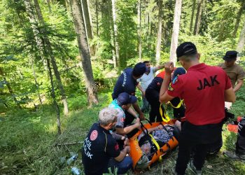 Kayıp kadın ormanlık alanda bulundu