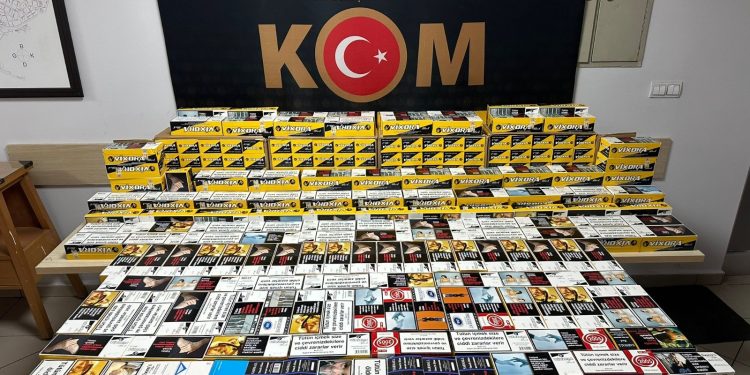 Çok sayıda makaron ele geçirildi