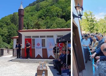 Restorasyonu tamamlanan cami tekrar ibadete açıldı