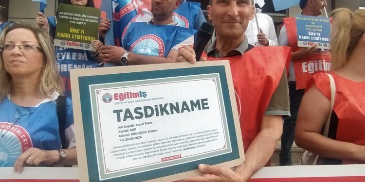 Eğitim-İş’ten Milli Eğitim Bakanı’na tasdikname