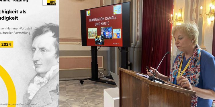 Avusturya’daki Hammer Sempozyumu’nda Prof. Dr. Sakine Eruz’dan bildiri