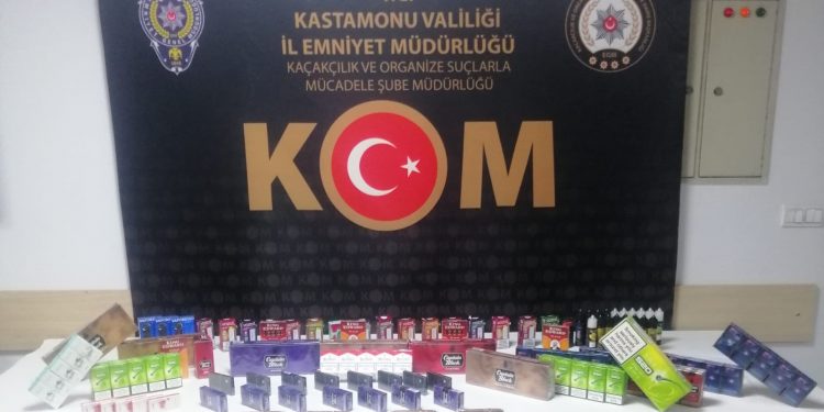 Çok sayıda bandrolsüz sigara yakalandı