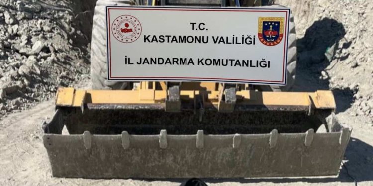 Kaçak kazıya suçüstü