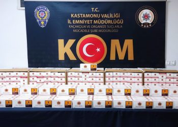 20 bin boş makaron ele geçirildi