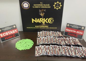 Çok sayıda uyuşturucu hap ele geçirildi