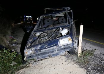 Otomobil takla attı: 1’i ağır 5 yaralı