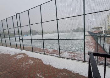 Pınarbaşı’da dolu yağışı etkili oldu