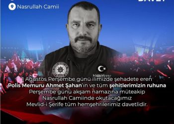 Ülkü Ocakları’ndan Şahan için mevlid