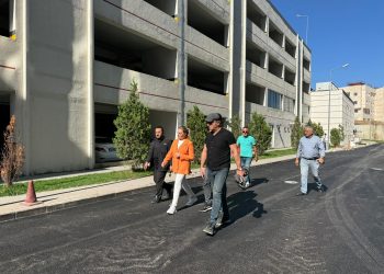 Ekmekci, KEAH’taki asfaltlama çalışmasını yerinde gördü