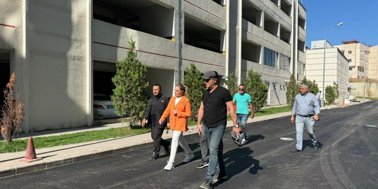 Ekmekci, KEAH’taki asfaltlama çalışmasını yerinde gördü