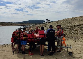 Boğulma vakalarının artış göstermesi üzerine tatbikat düzenlendi
