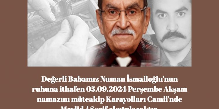 Numan Ustamız için mevlid