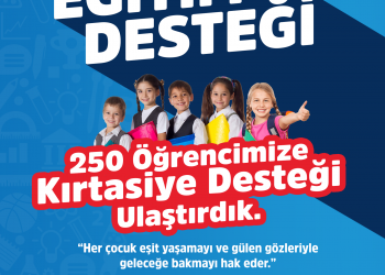 Kastamonu Belediyesi’nden 250 öğrenciye kırtasiye desteği