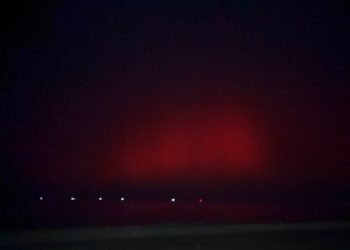 Cide‘de kuzey ışıkları görüldü