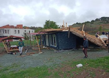 Rüzgar hızı saatte 98,6 kilometre olarak ölçüldü