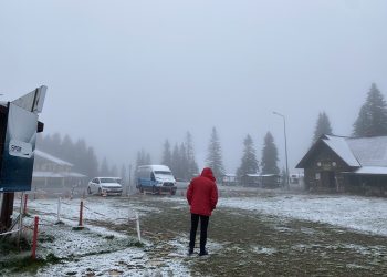 Ilgaz Dağı’na mevsimin ilk karı düştü