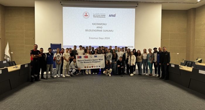 Avrupalı gençler doğal afetlere dikkat çekmek üzere Kastamonu’da