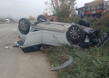 Tali yoldan çıktı! 3 yaralı