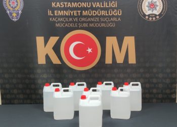 40 litre etil alkol ele geçirildi