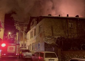 Aktekke’de yangın