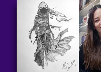 Elif Doğan’ın karakalem resim sergisi