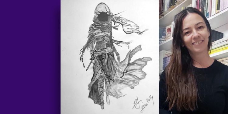 Elif Doğan’ın karakalem resim sergisi