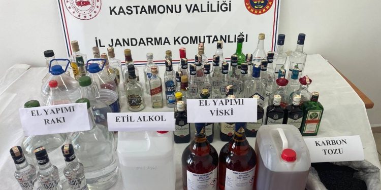 Sahte içki operasyonu: 2 gözaltı