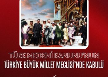 CHP Kadın Kolları’ndan Türk Medeni Kanunu’nun Kabulüne İlişkin Basın Açıklamasısı