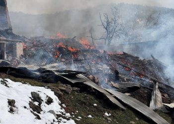 Taşköprü’de yangın
