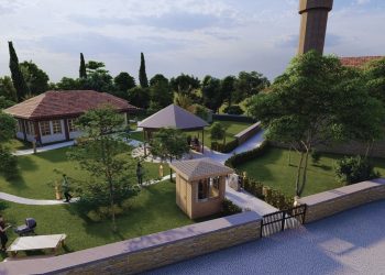 Mahmut Bey Camii ziyaretçi merkezi için ilk adım