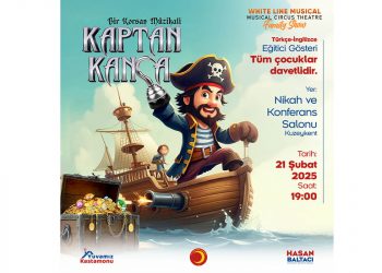 Kaptan Kanca müzikali yarın