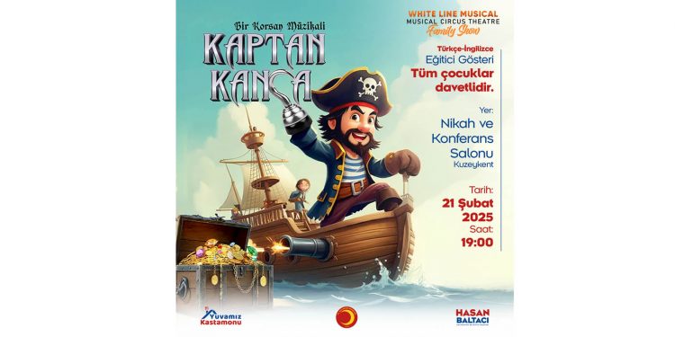 Kaptan Kanca müzikali yarın