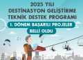 Destinasyon Geliştirme Teknik Destek Programı başarılı projeleri belli oldu