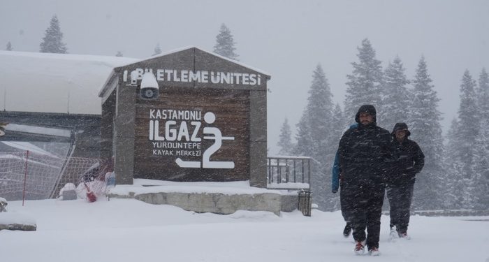 Ilgaz Dağı’nda kar kalınlığı 50 santimetreye ulaştı