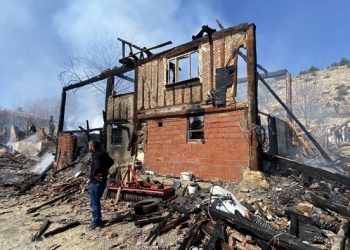 Taşköprü’de yangın