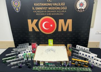 5 bin adet doldurulmuş makaron ele geçirildi